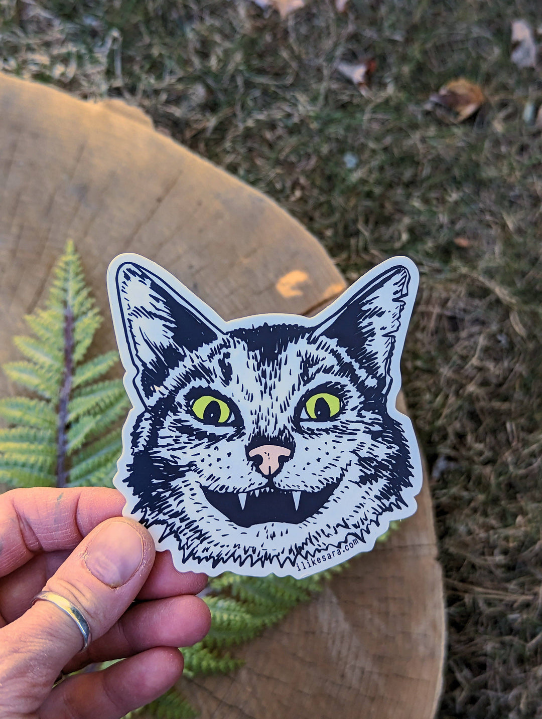Cat Face Sticker