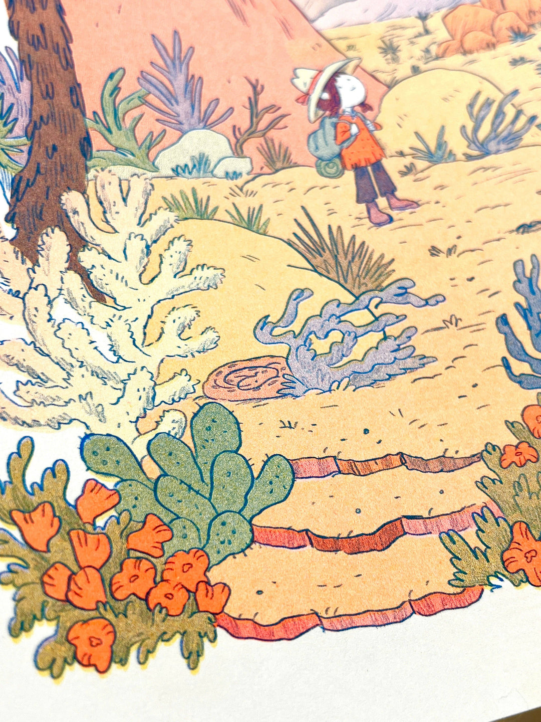 Desert Dreams Riso Print