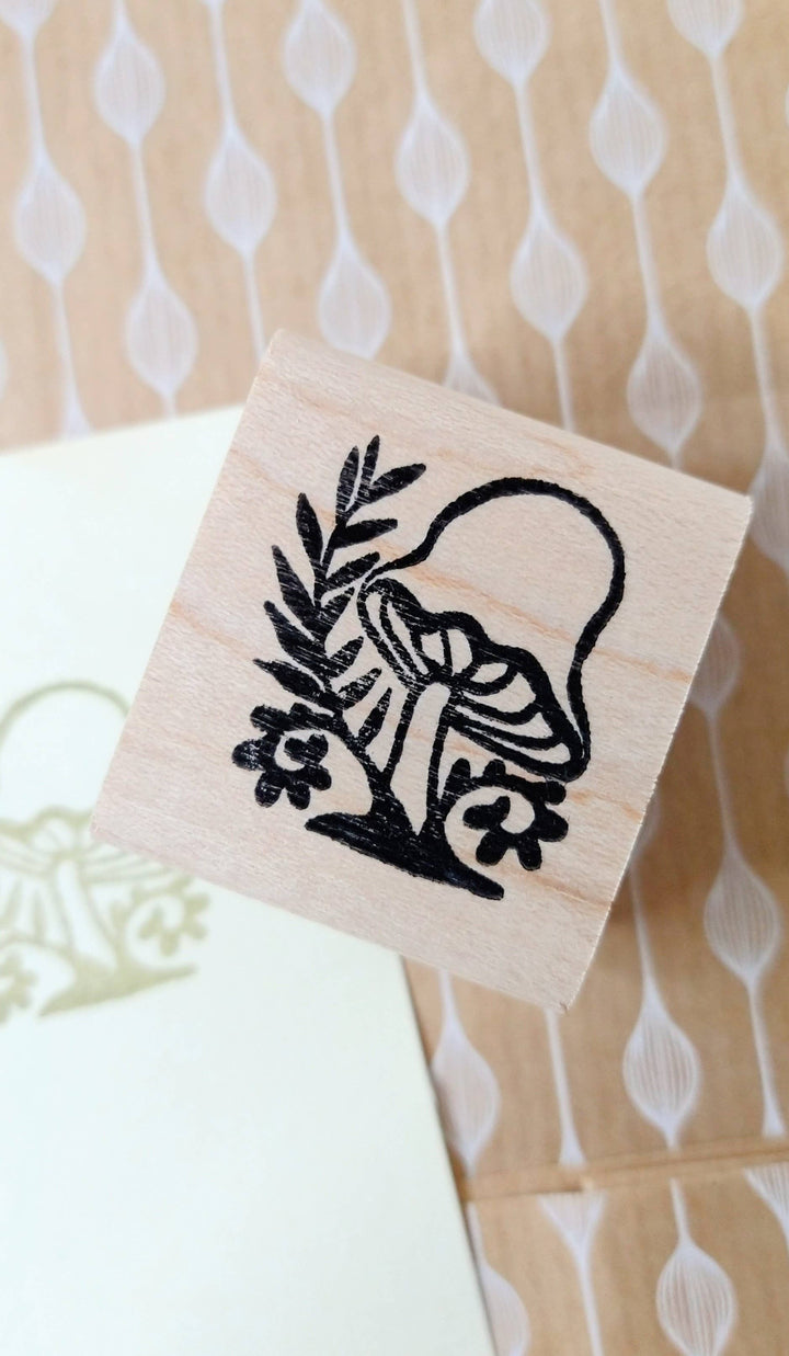 Mushroom and Fern