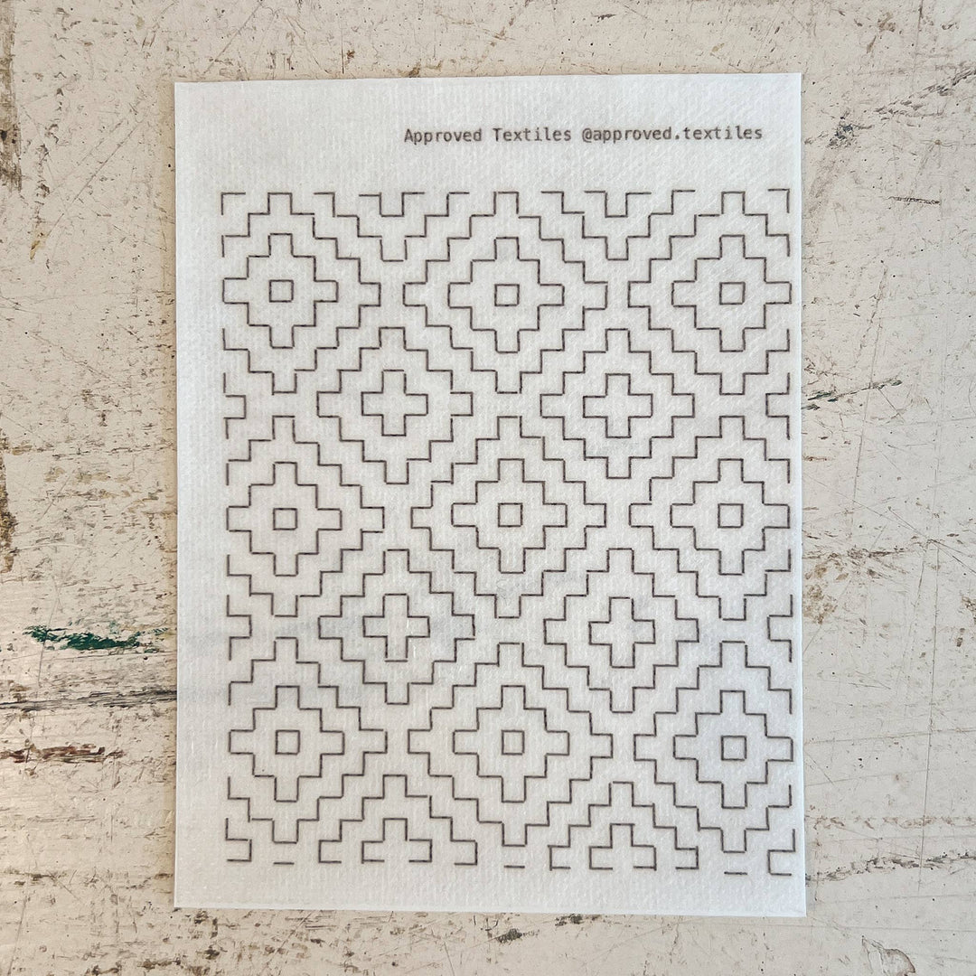 Persimmon Flowers - Minimal Mending + Embellishment Transfer