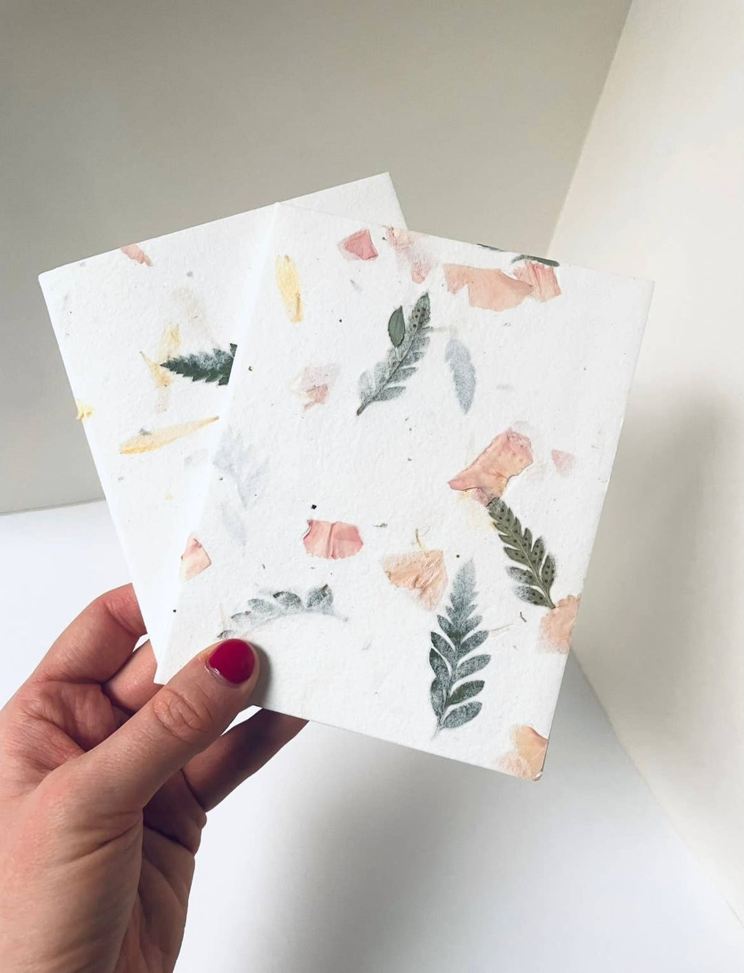 Floral Bits Handmade Paper Notebook