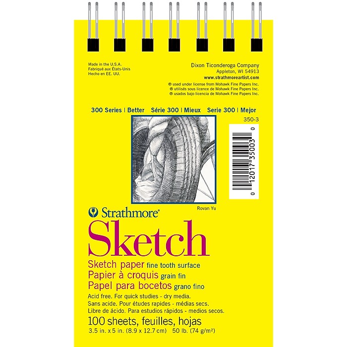 Strathmore 300 Series Wirebound Sketch Pad