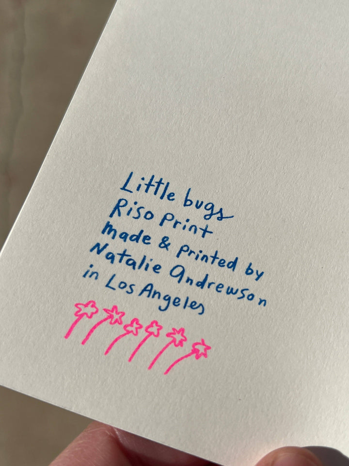 Happy Birthday - Little Bugs Riso Card