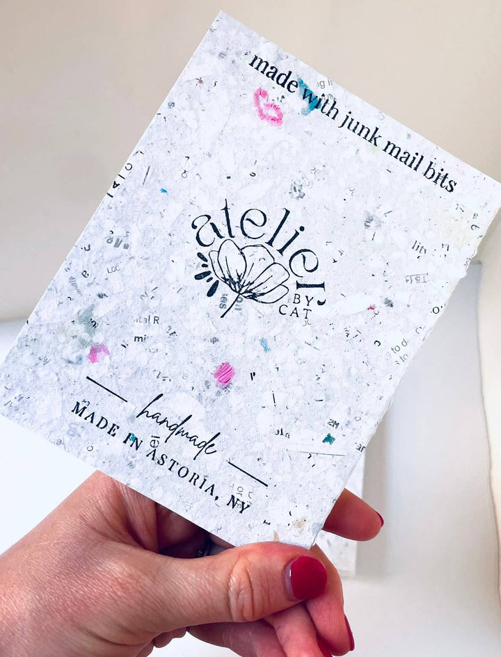 Confetti Junk Mail Handmade Notebook