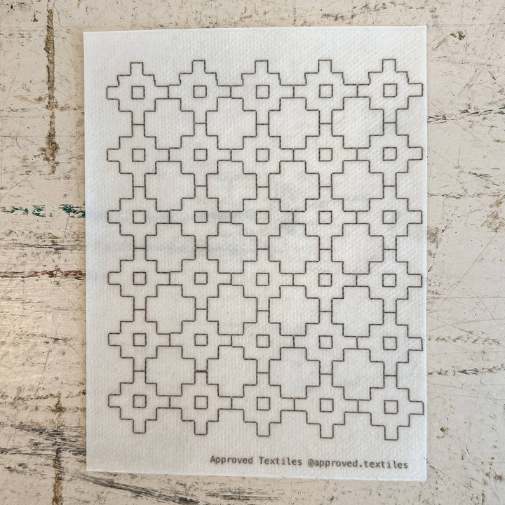 Persimmon Flowers - Minimal Mending + Embellishment Transfer