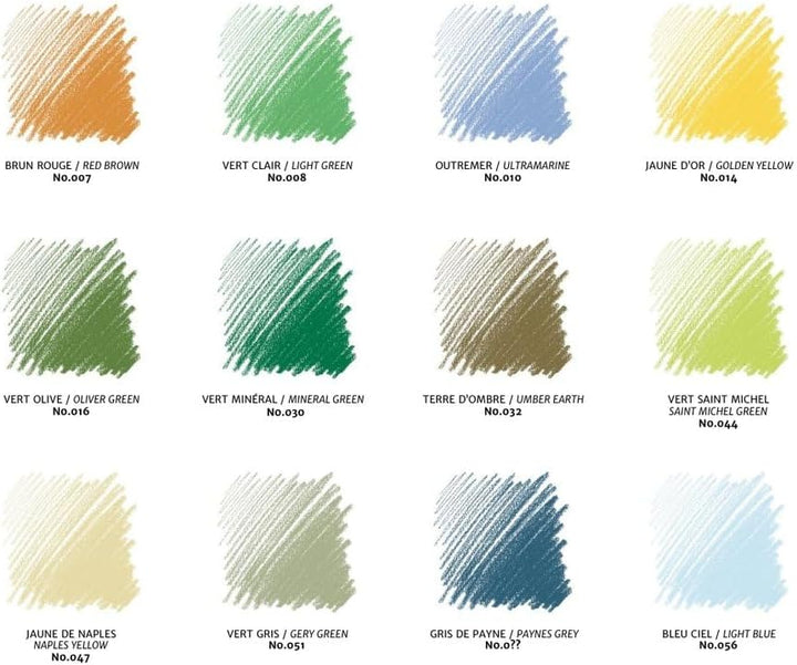 Conte Crayon 12 Piece Landscape Set