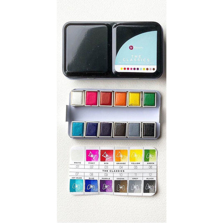 Watercolor Confections Travel Palettes