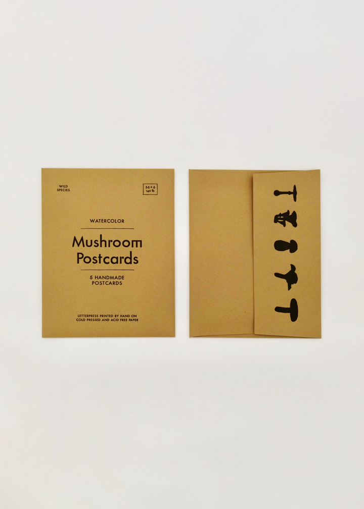 Watercolor Mushroom Postcards