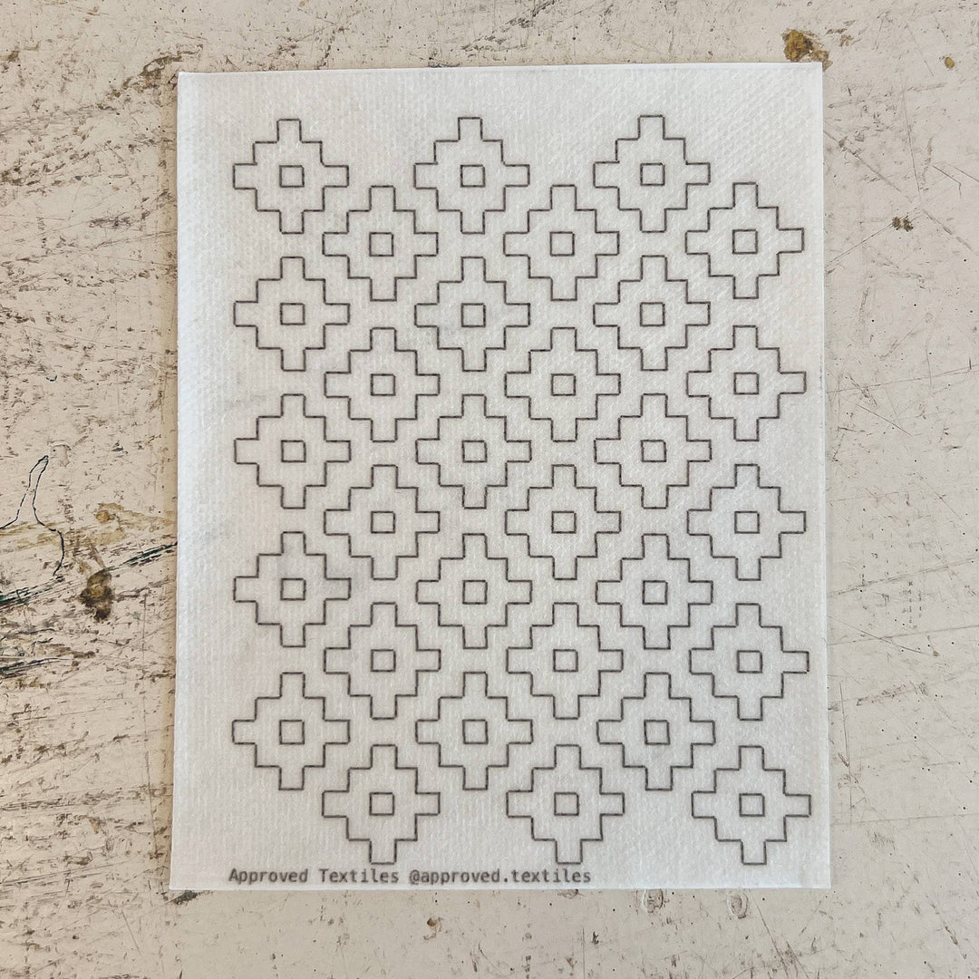 Persimmon Flowers - Minimal Mending + Embellishment Transfer