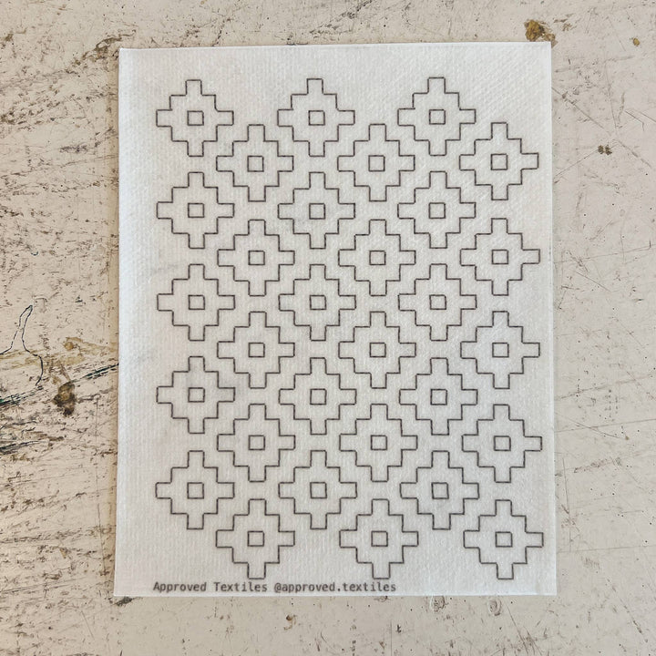 Persimmon Flowers - Minimal Mending + Embellishment Transfer