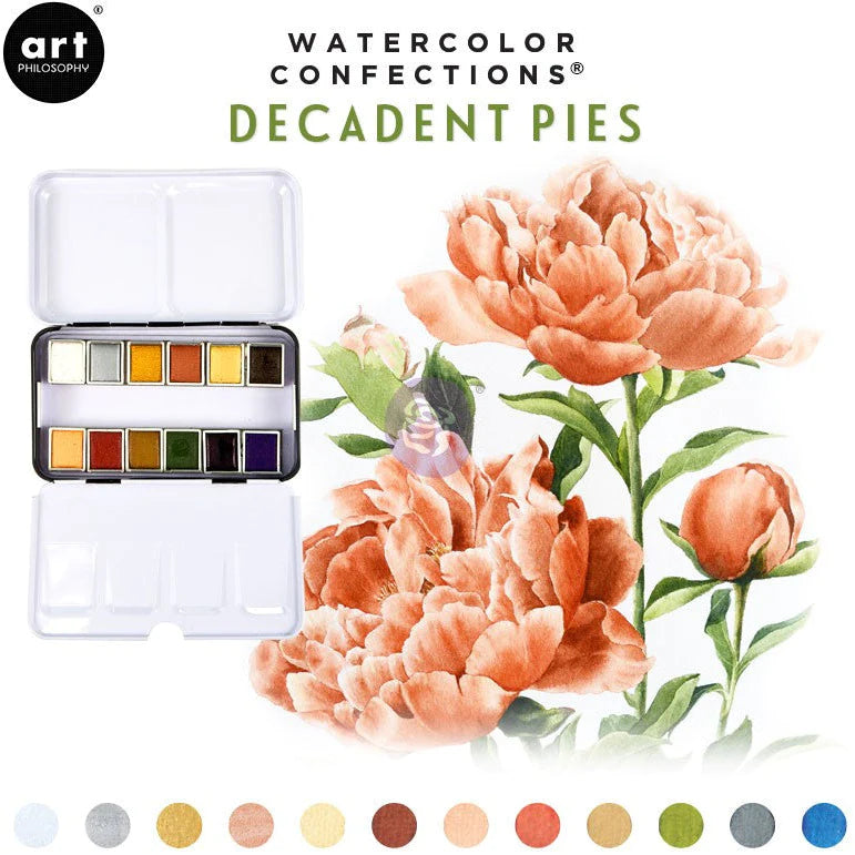 Watercolor Confections Travel Palettes