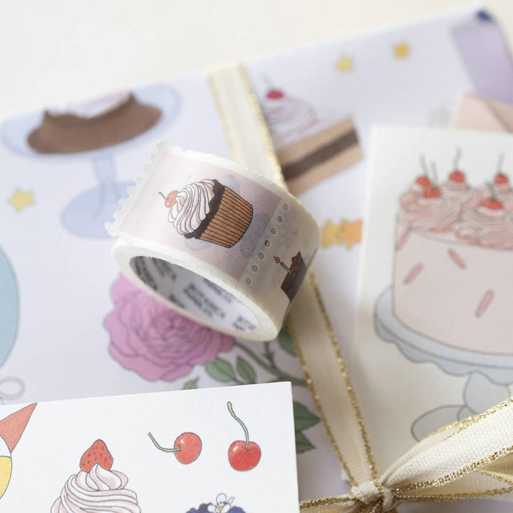 BIRTHDAY TREATS | PERFORATED WASHI TAPE