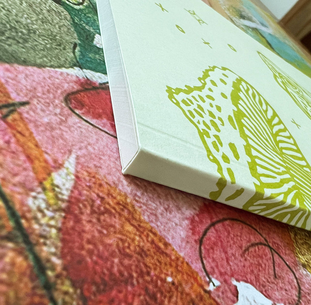 Frog and mushroom Blank Notebook