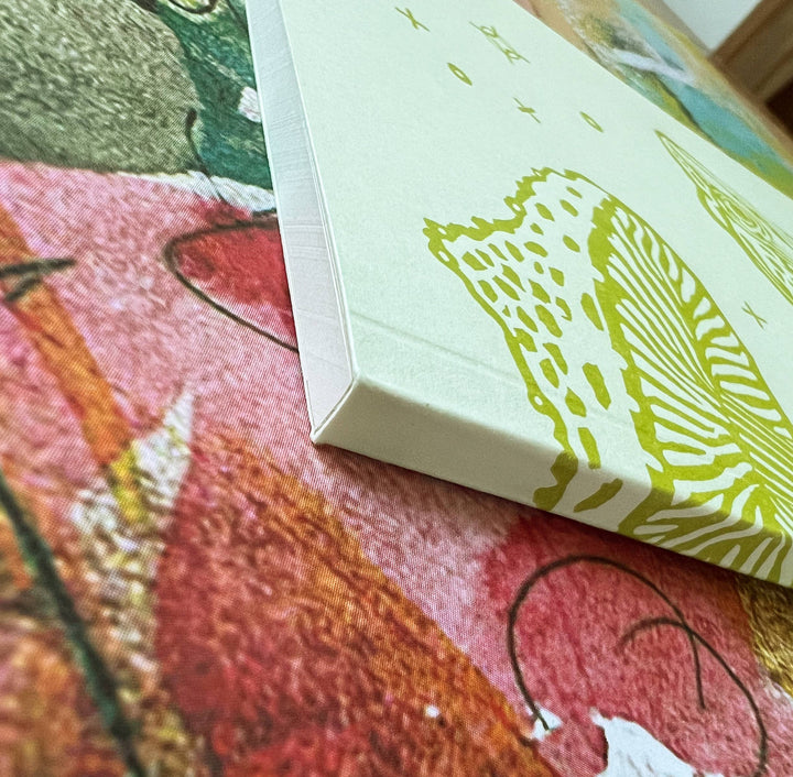 Frog and mushroom Blank Notebook