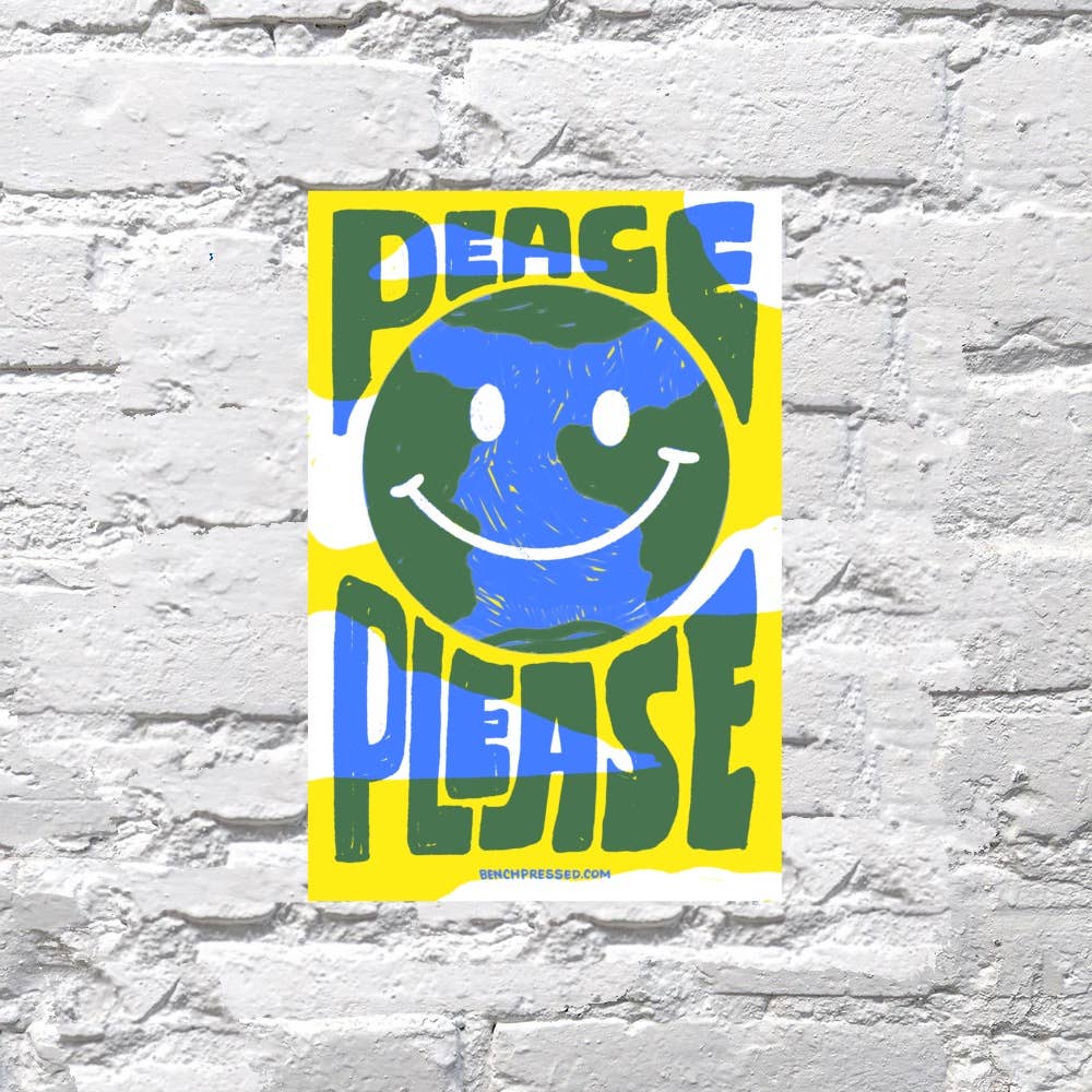 Peace Please Sticker
