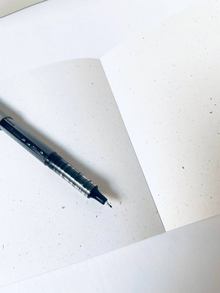 Recycled Denim Handmade Confetti Notebook