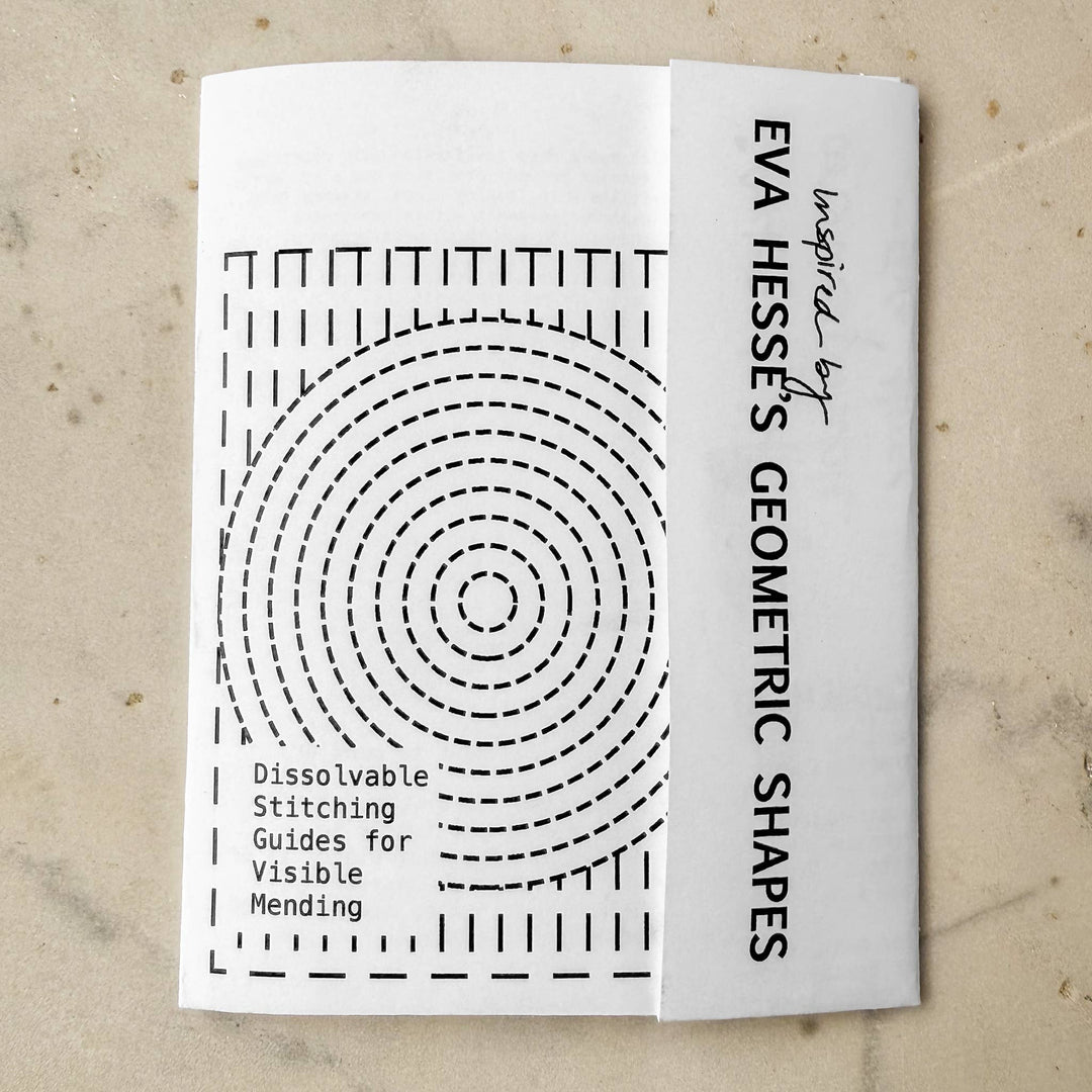 Geometric Shapes: Mending + Embellishment Transfer