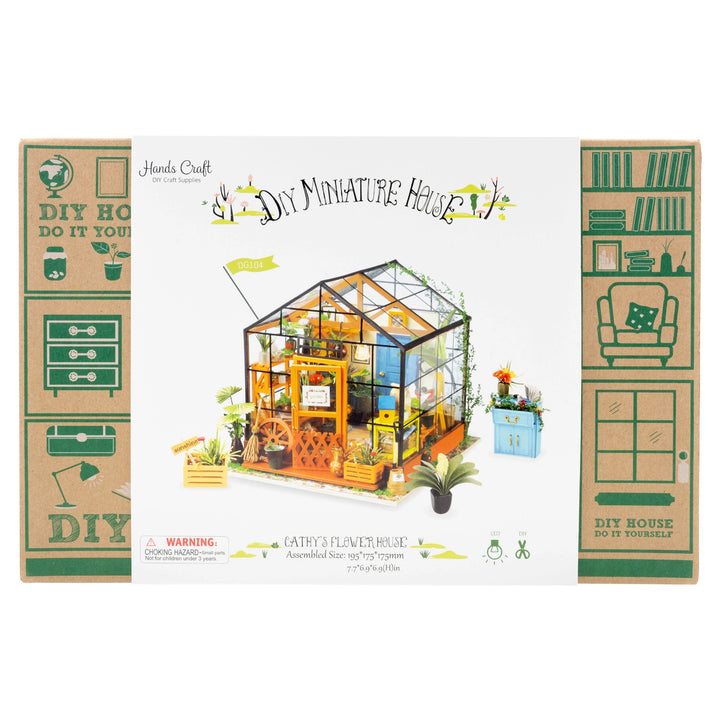 DIY Miniature House Kit: Cathy's Flower House