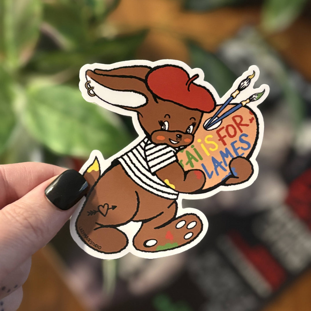 Ai Art is for Lames - Sticker 