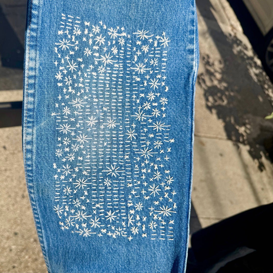 Stars - Minimal Mending + Embellishment Transfer