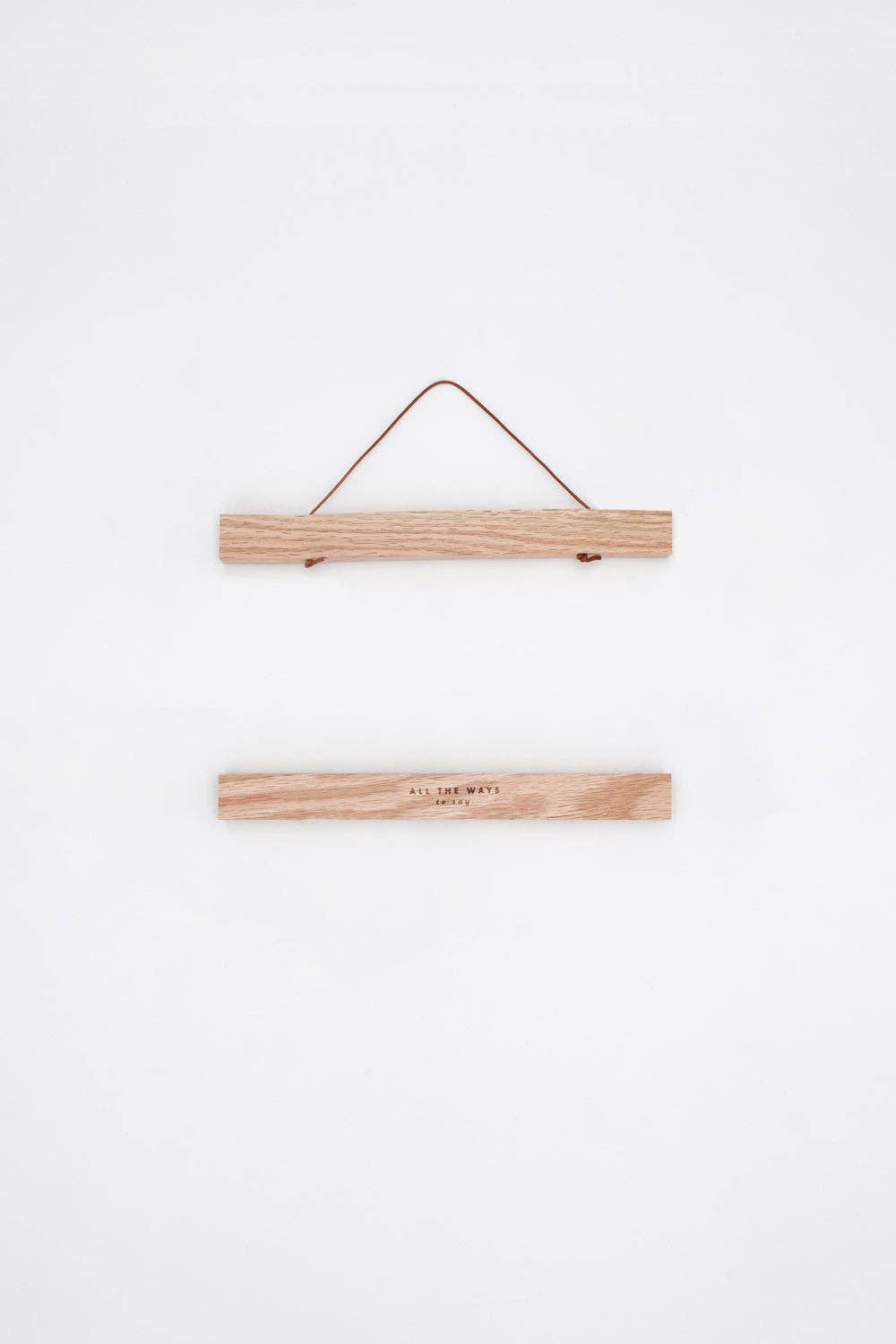 Oak Wooden Magnetic Hanger for posters