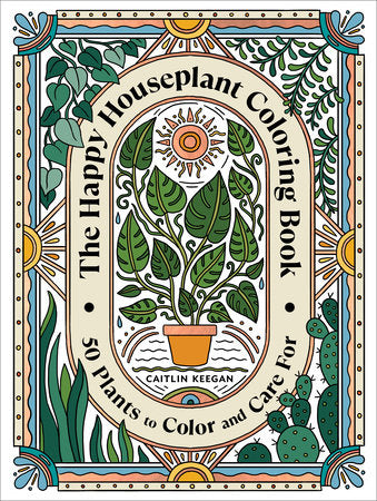 The Happy Houseplant Coloring book