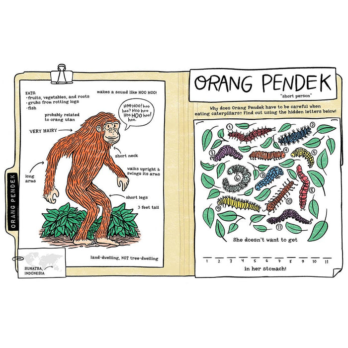 Legendary Monsters Cryptids Coloring Book