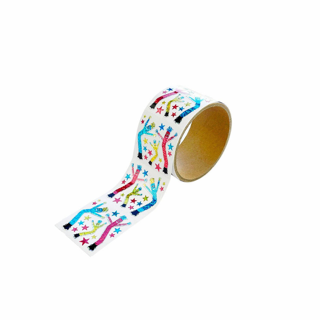 Air Dancers Stickers on the Roll Sheet