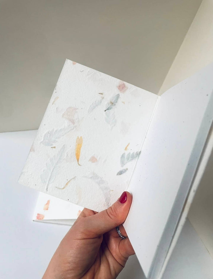 Floral Bits Handmade Paper Notebook
