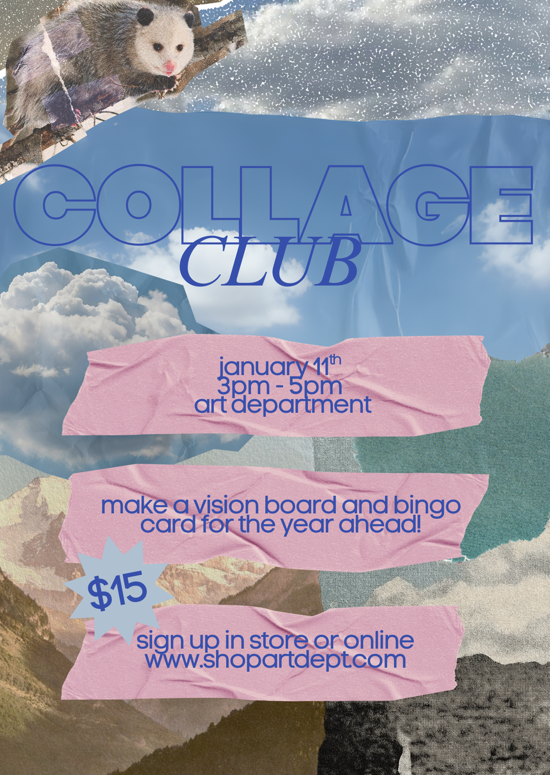 Collage Club | January 11th