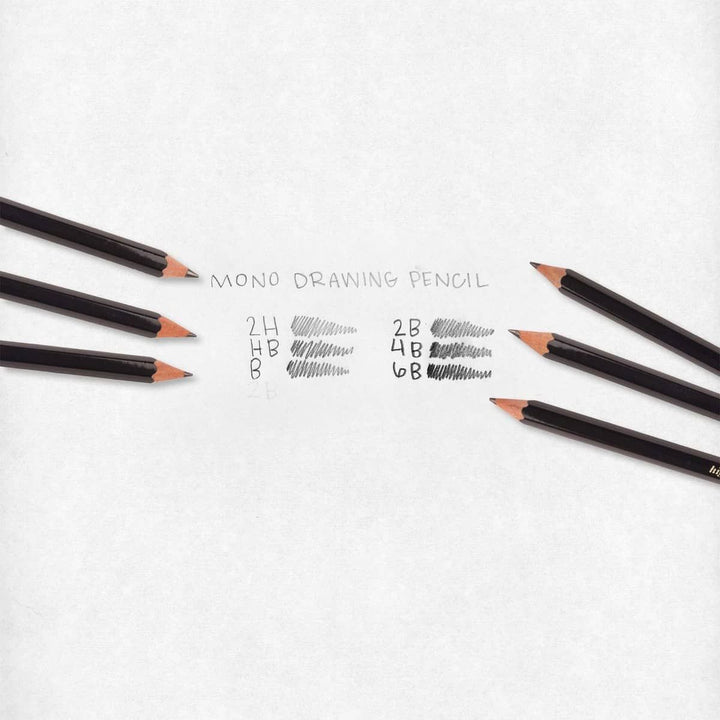 Tombow Mono Drawing Pencil & Eraser Set