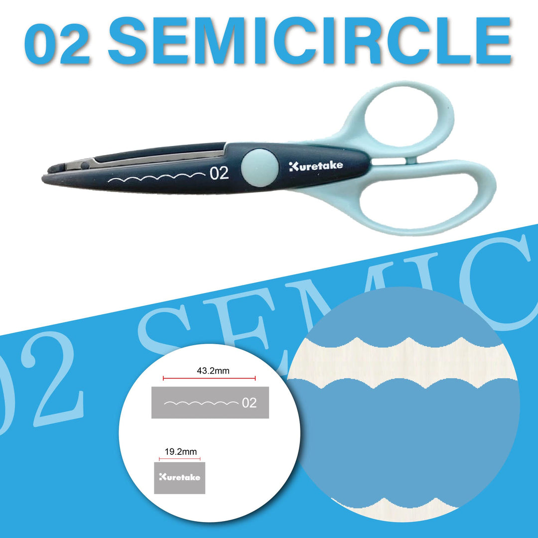 Kuretake Scallop Craft Scissors