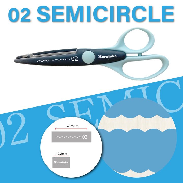 Kuretake Scallop Craft Scissors
