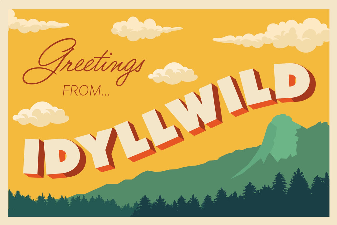 Greetings From Idyllwild Postcard