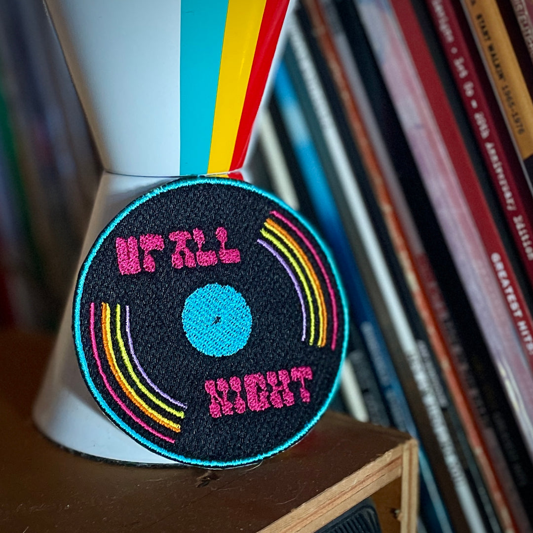 Up All Night Iron-On Patch