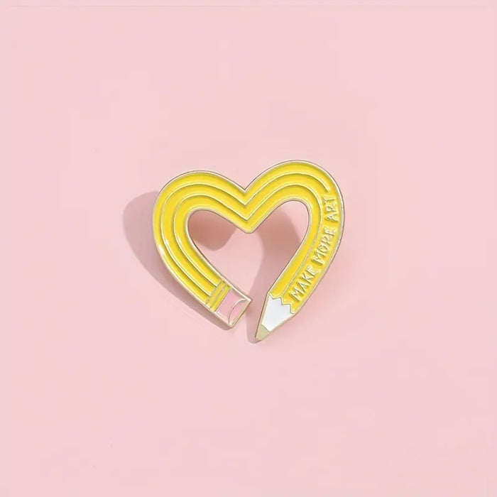 "Make More Art" Enamel Pin