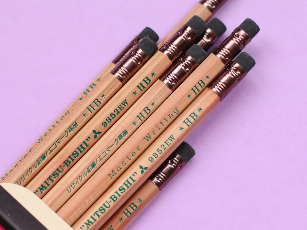 Mitsubishi Pencil Recycled Hexagonal Body Pencil HB (1 Dozen)
