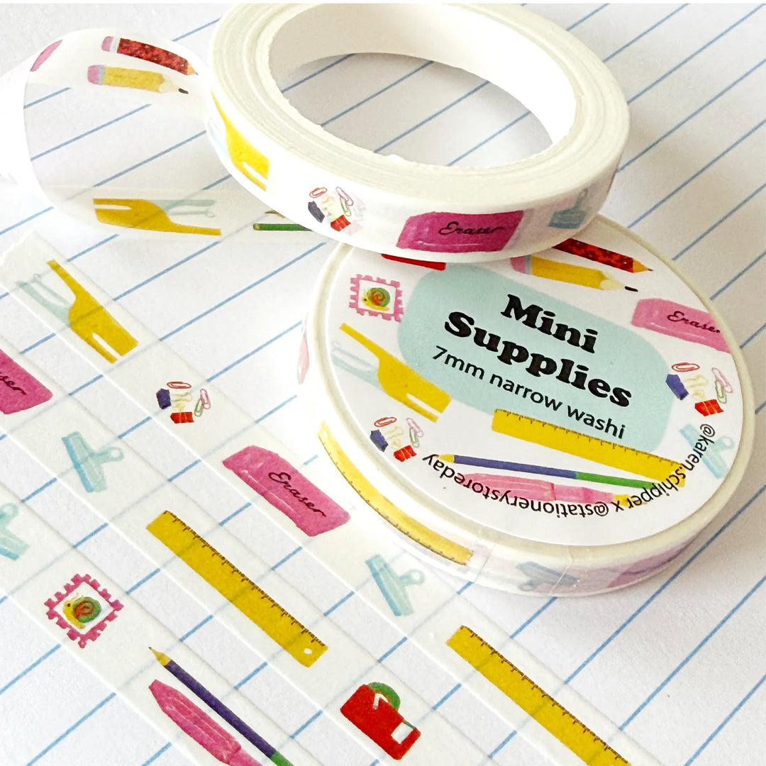 Mini Supplies Narrow Washi Tape