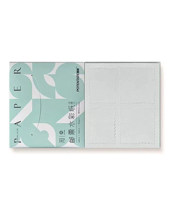 Watercolor Paper Stamp Set