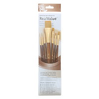 RealValue Golden Taklon 7 brush set