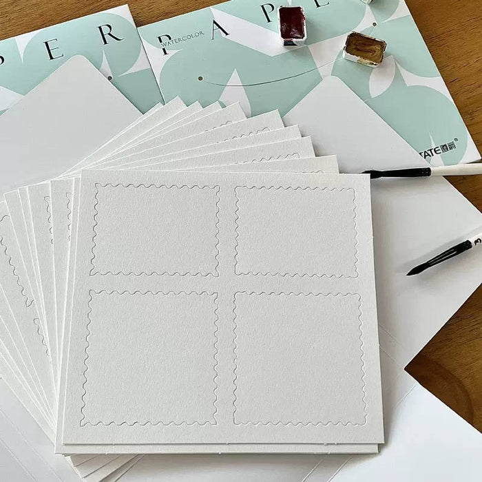 Watercolor Paper Stamp Set