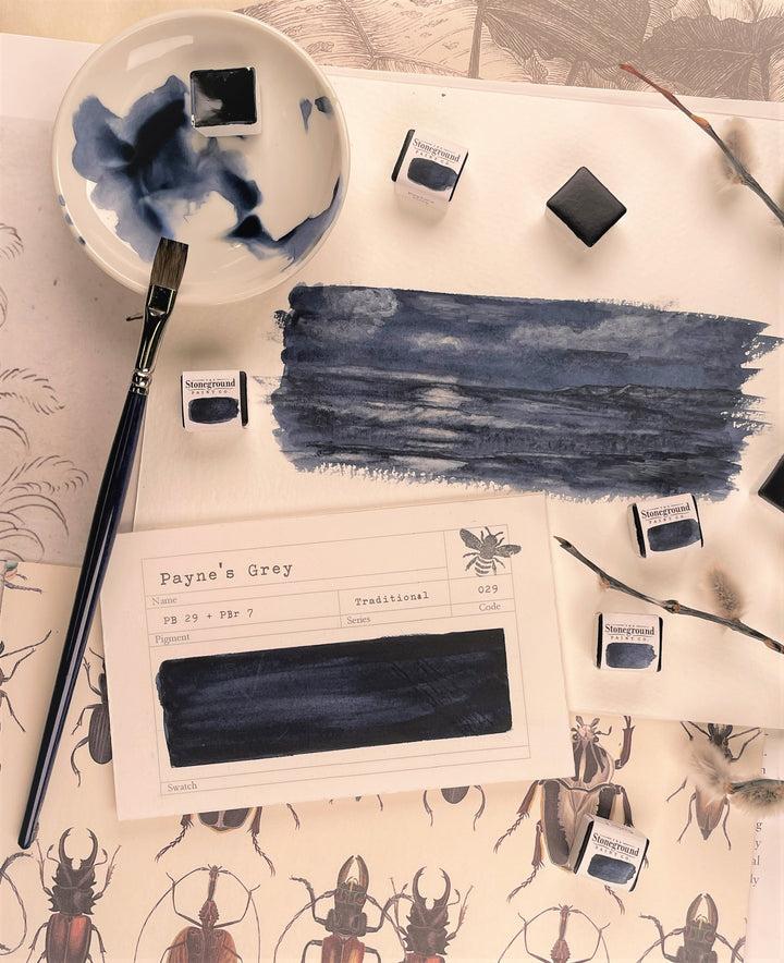 Stoneground Paint Co. Watercolor Half Pans