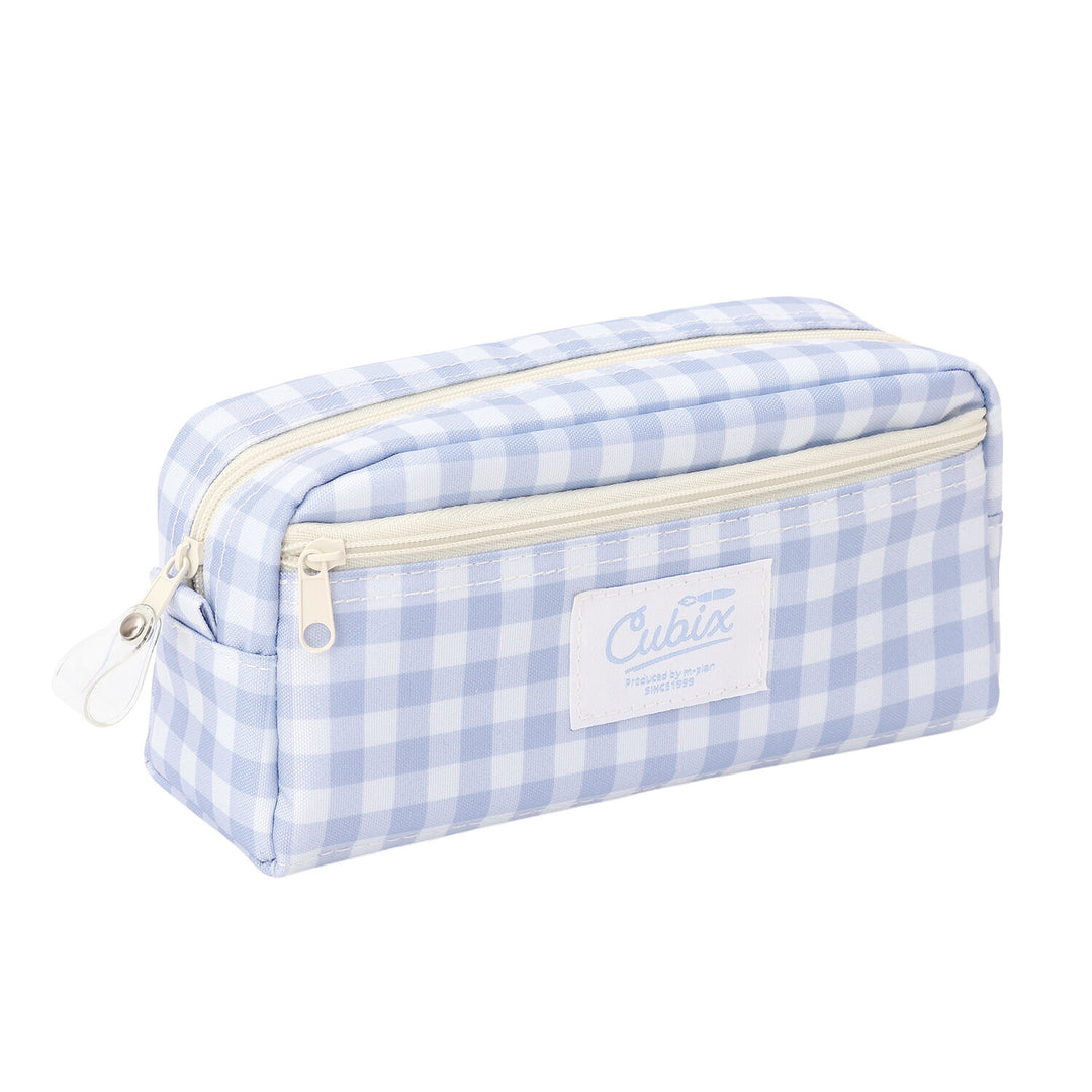 Cubix Gingham Pen Pouch