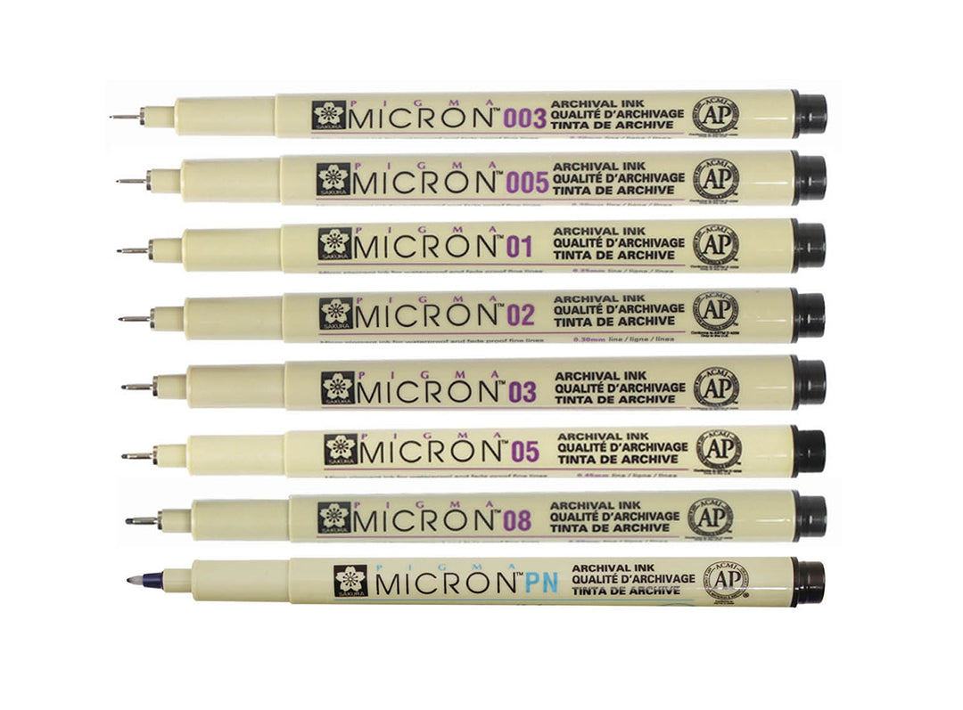 Sakura Pigma Micron, Set of 6 Earth Colors