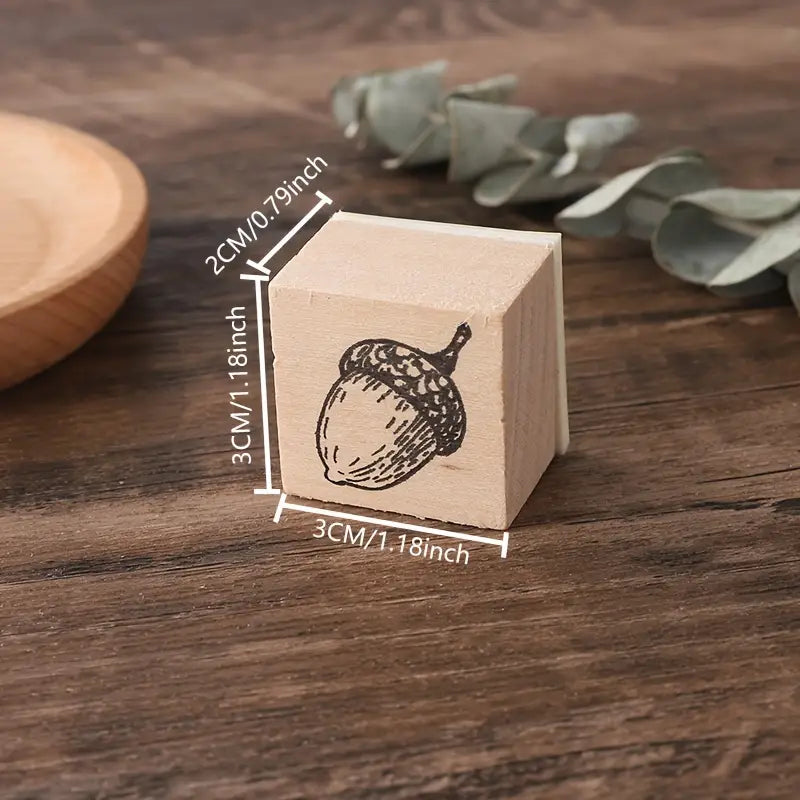 Vintage Rubber Wooden Stamp