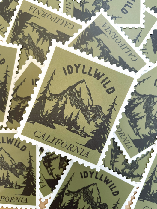 Idyllwild Stamp Sticker