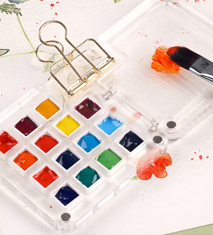 Mini Travel Paint Palette