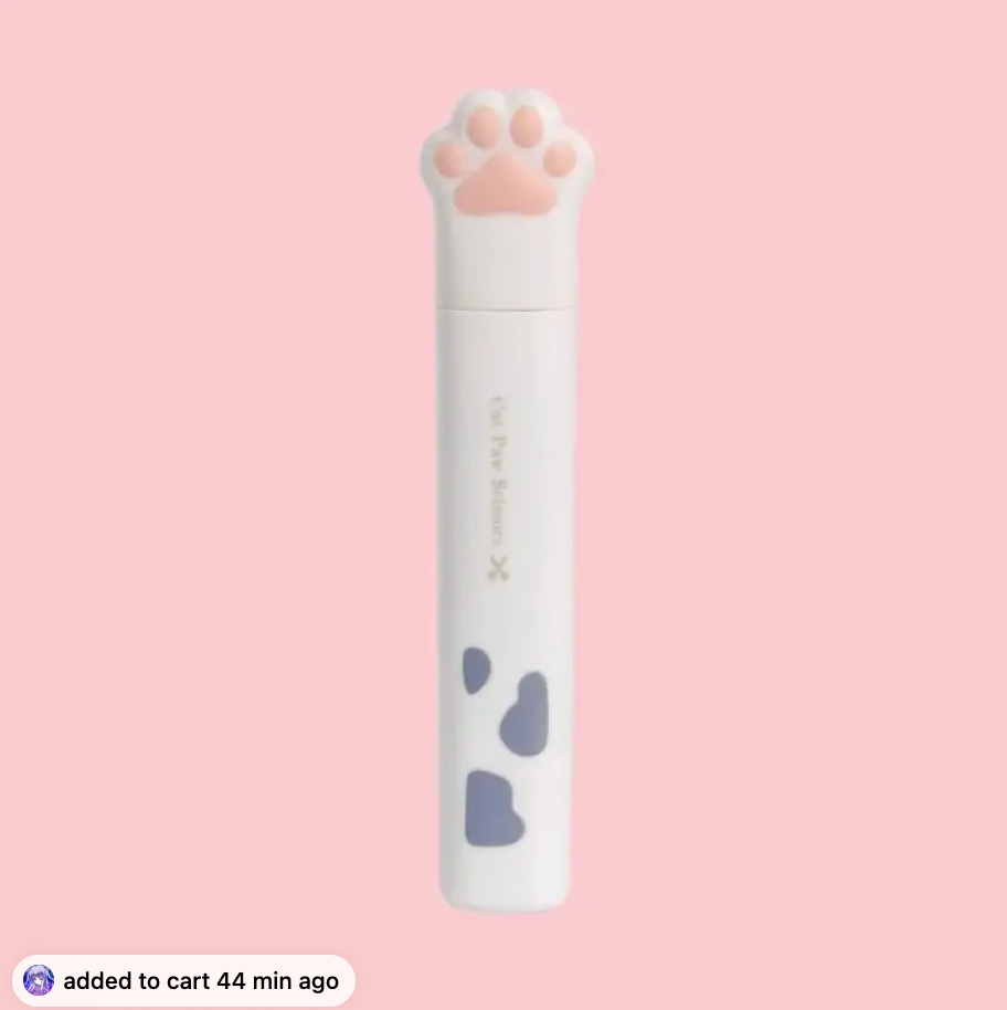 Cat Paw Mini Portable Scissors