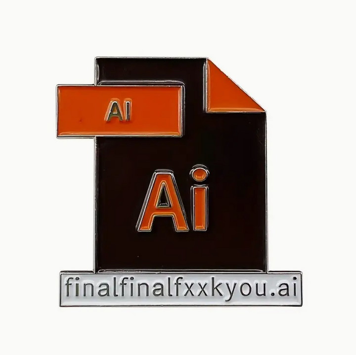 Graphic Design Enamel Pin