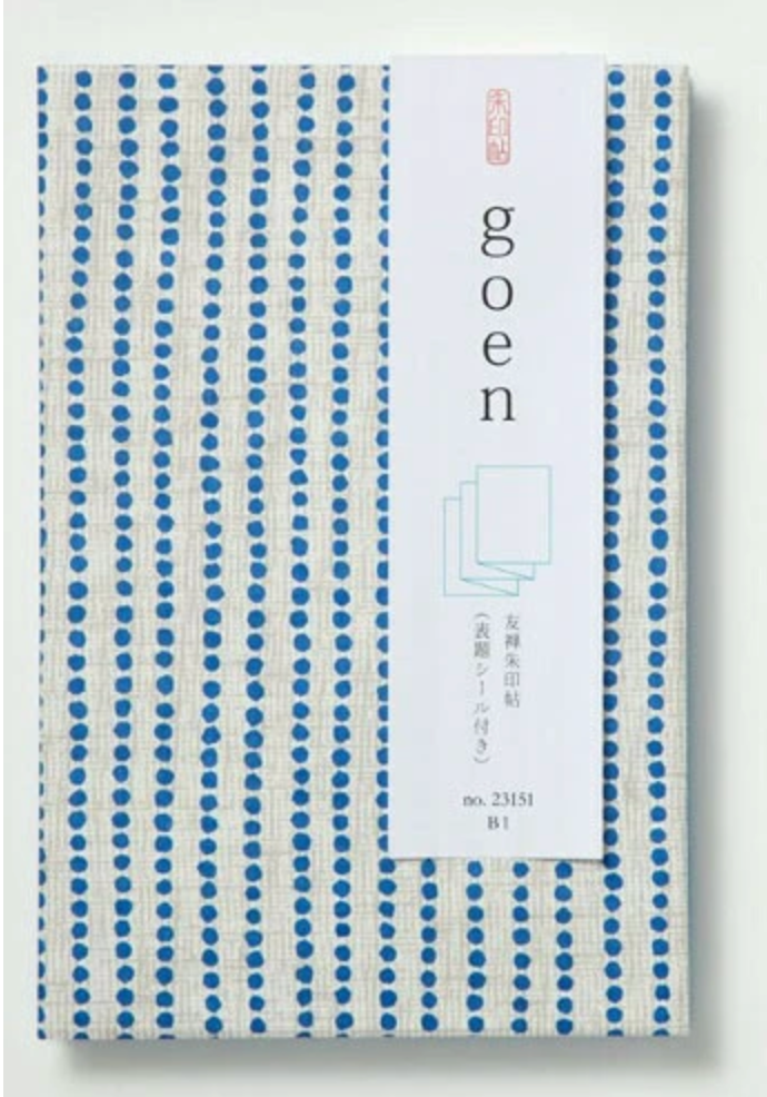 Blue Dot Accordion Drawing Notebook